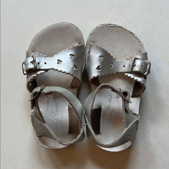 Salt Water Sandals by Hoy Other - Sun-San Sweetheart Silver